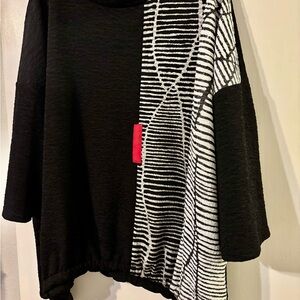 Connie Black and Red Garment